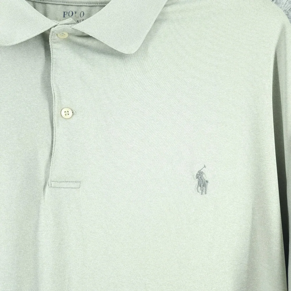 Polo Ralph Lauren Polo Shirt Mens 2XLT Gray Performance Classic Pony Big & Tall